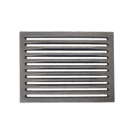 Cast iron Grate 29,30 x 21,50 h cm for collecting ash – Thickness 1,8 cm