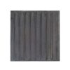 Grooved fireback plate