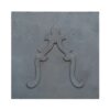 Decorated Fireback plate LILY