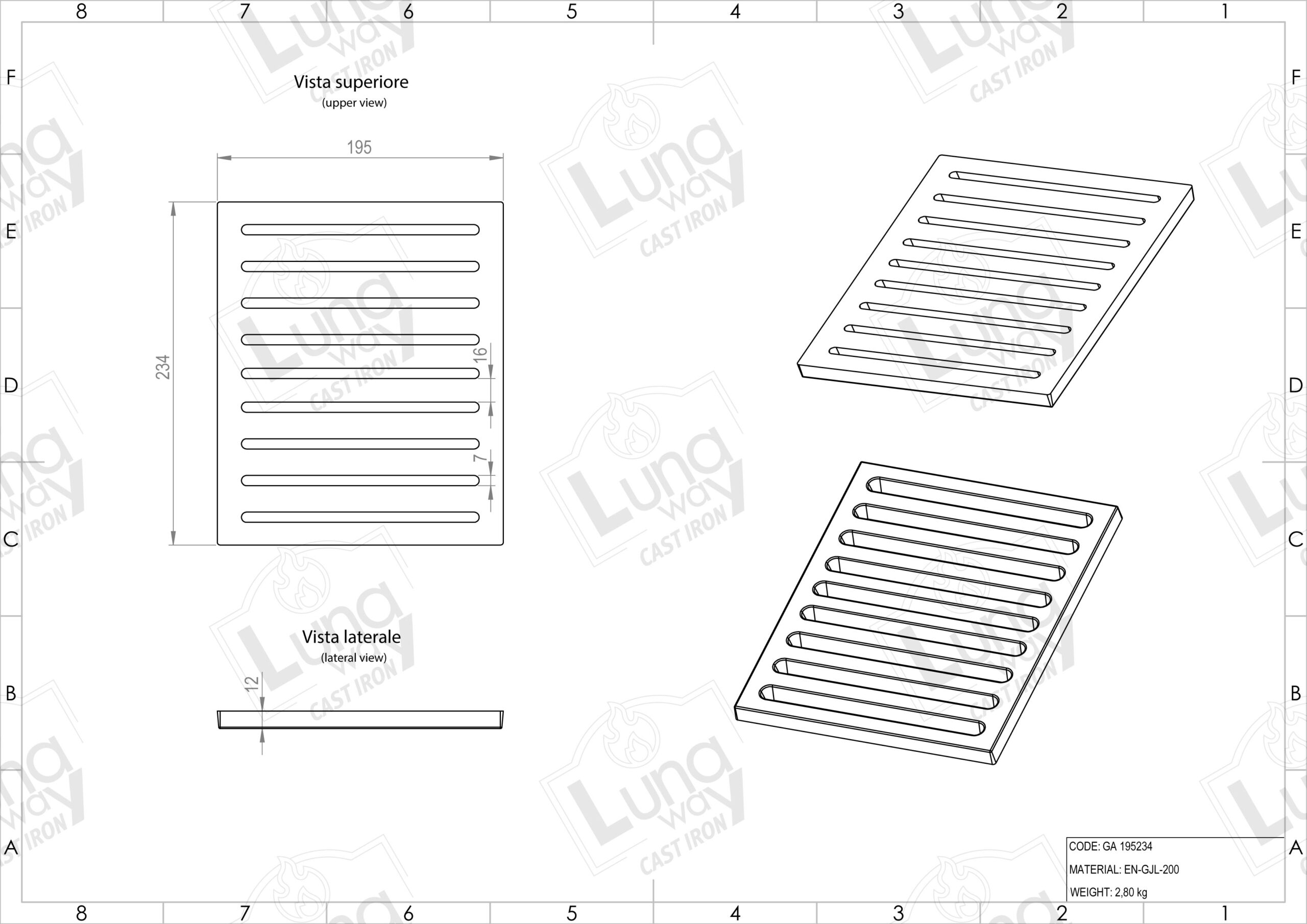 cast iron ash grate