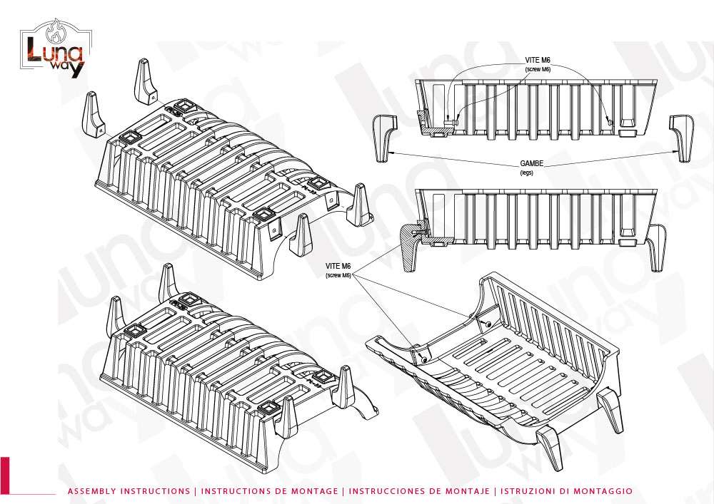 CAST IRON LOG HOLDER CM. A45-P42,5x28,5x15 H. - Image 13