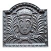 ecorated cast iron fireback King