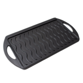 Small Grooved Cast Iron Griddle Ferraboli the Grill Pan for Home Use