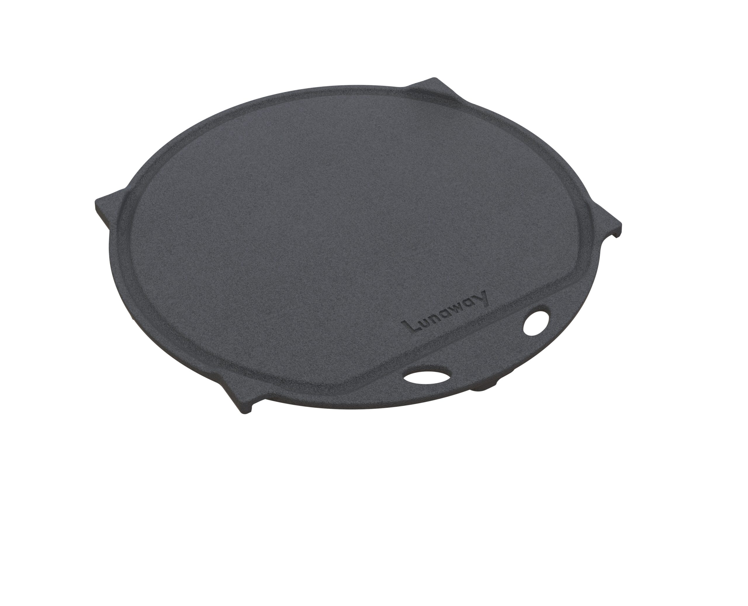 cast iron plate enameled round