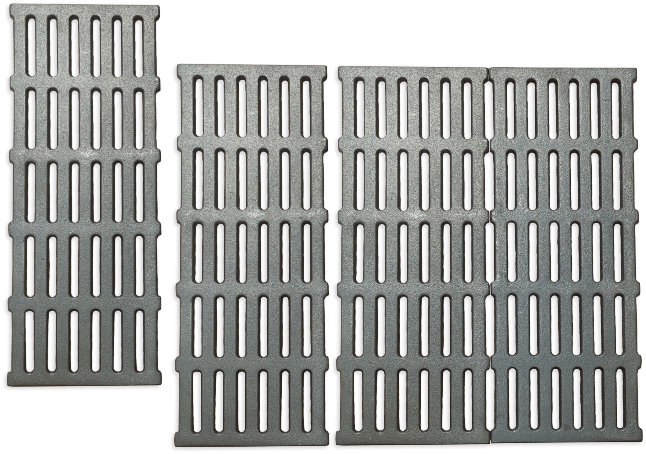 Modular Cast Iron Ash Grid for BBQ